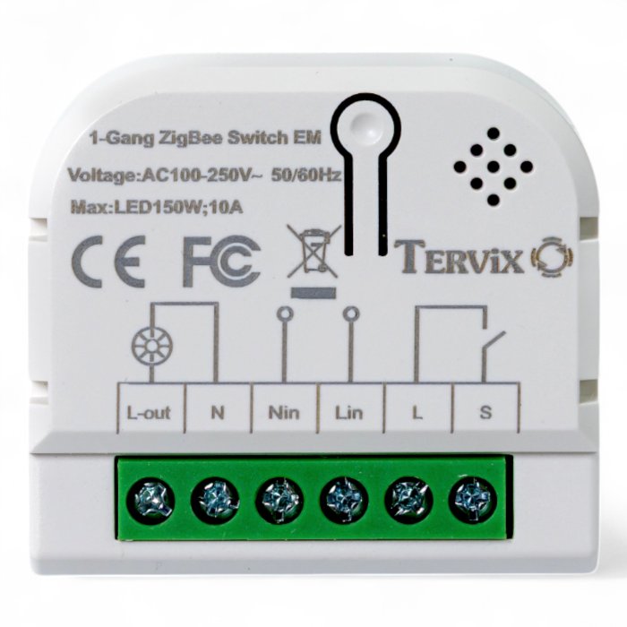 432121 Розумний вимикач Tervix Pro Line ZigBee Switch (1 клавіша