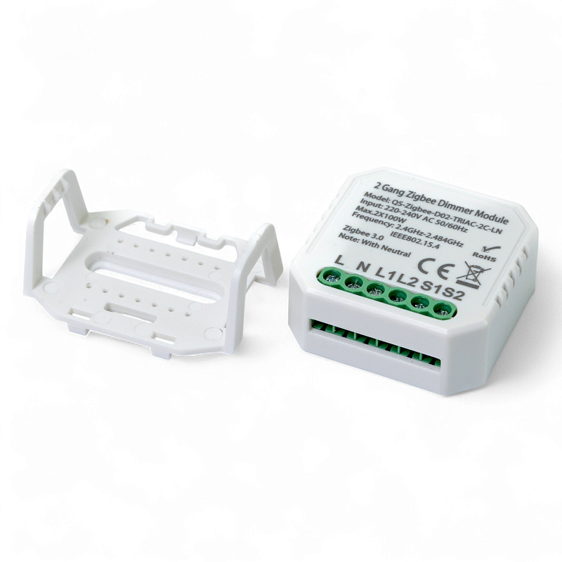 436121 Розумний вимикач - регулятор Tervix Pro Line ZigBee Dimmer (2 клавіші)