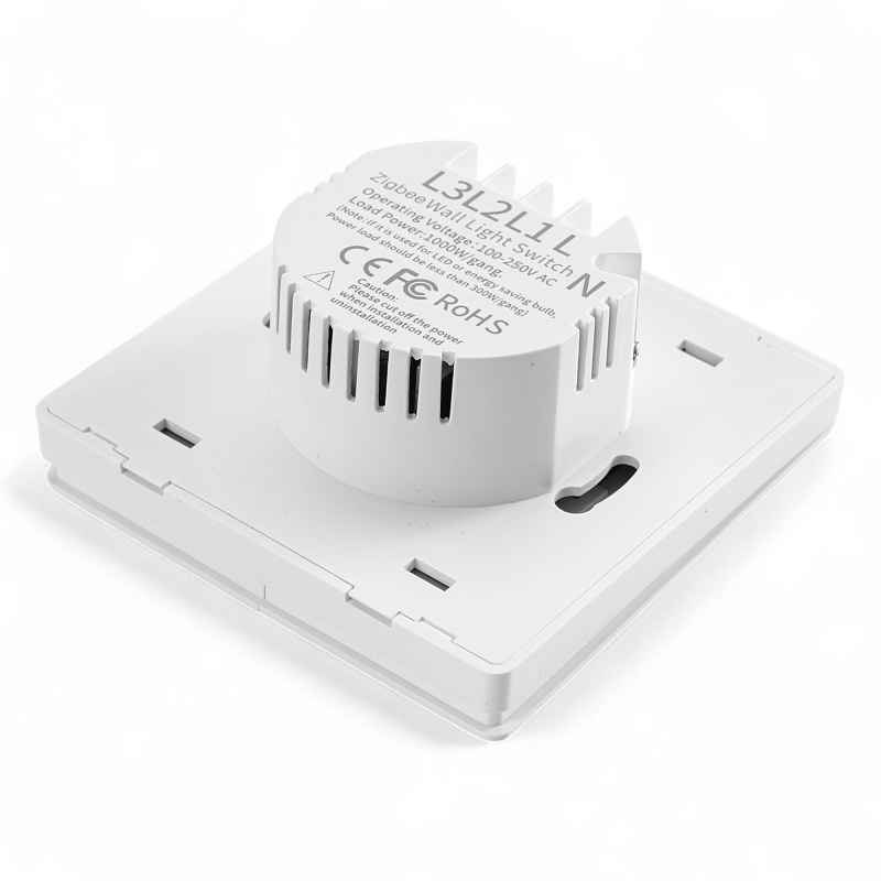 432111 Розумний клавішний вимикач Tervix Pro Line ZigBee Push Switch (1 клавіша), без нуля