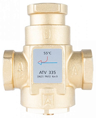 1633510 Термічний клапан ATV 335, DN25, Rp 1", Kvs 9, номінальна температура 55 C