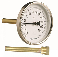 63959 термометр 100/45 -20...60С 1/2" акс.
