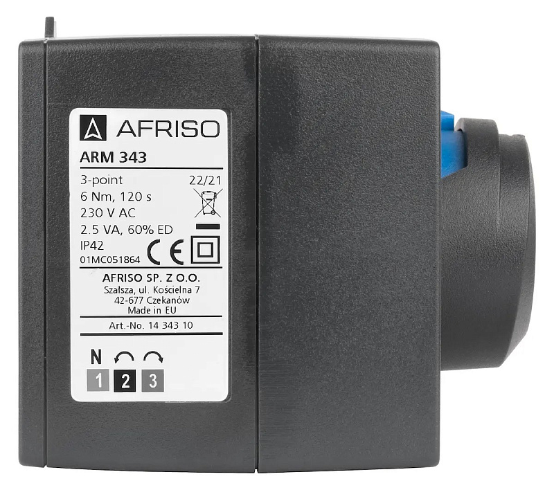 1338454 Комплект 3-ход клапан ARV 384 Vario ProClick DN25 Rp1" Kvs 4,5-12 + Привід ARM 343 ProClick