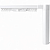 454132 Розумний карниз для штор з ZigBee управлінням Tervix Pro Line ZigBee Curtain, 2 м., білий