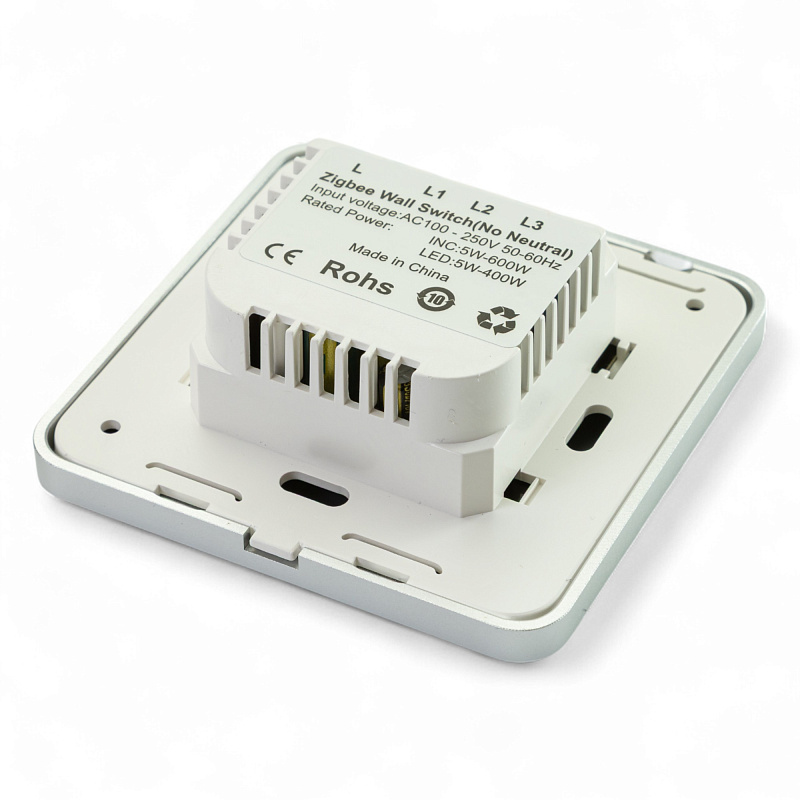 432131 Розумний сенсорний вимикач Tervix Pro Line ZigBee Touch Switch (1 клавіша), без нуля