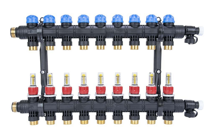 81269 Колектор ProCalida EF1 K 9 контурів, G1", 0,2-1,6 л/хв